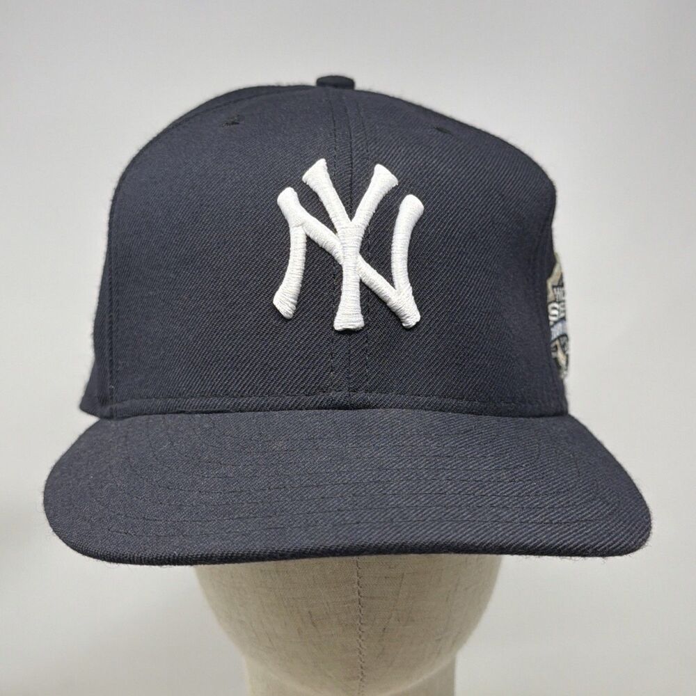 New Era New York Yankees 59FIFTY 7 3/4 Navy 2000 World Series Patch USA Wool